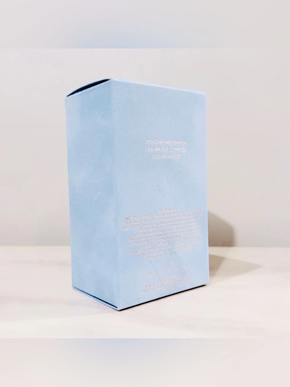 Dolce & Gabbana DG Light Blue 3.3 fl oz Packaging - BOX/LID ONLY